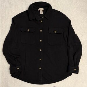 if it were me Black Shirt Jacket